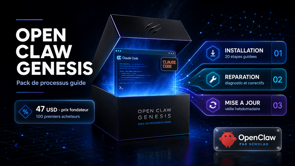 Aperçu Gumroad du pack Open Claw Genesis
